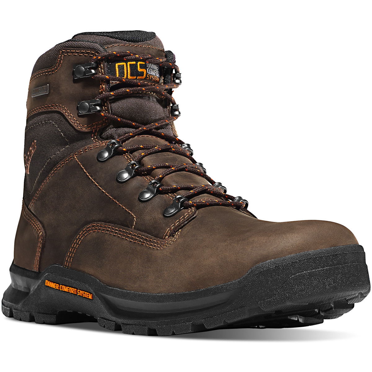 Botas De Trabajo Danner Hombre Mexico - Crafter 6 Composite Toe Marrom Oscuro - XQFYR3846